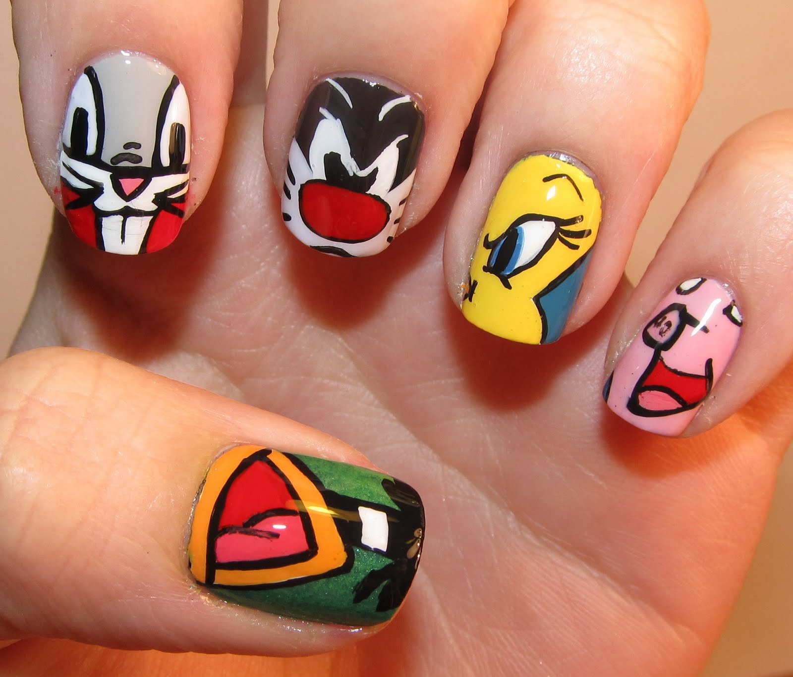 cartoon nail art (7)