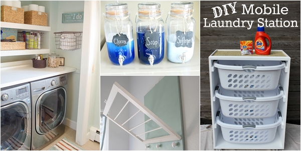 มาทำกันเถอะ! 11 ไอเดีย DIY ที่ช่วยให้ห้องซักรีดในบ้านเป็นระเบียบและ ...