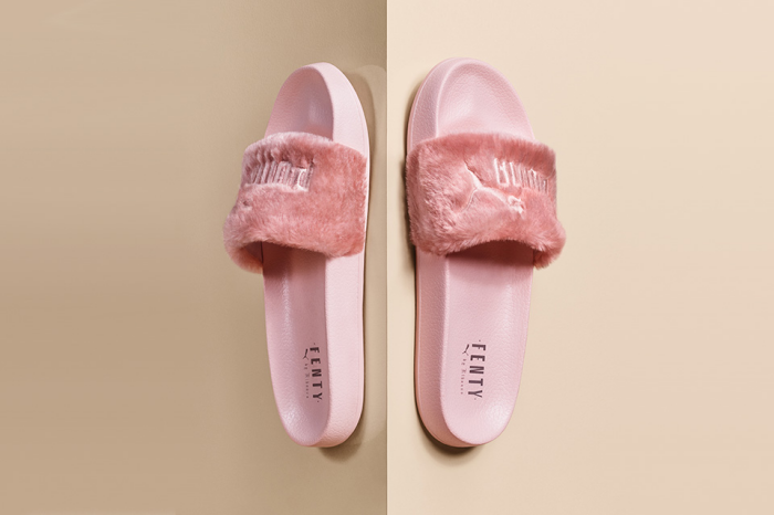 fenty fur puma slides