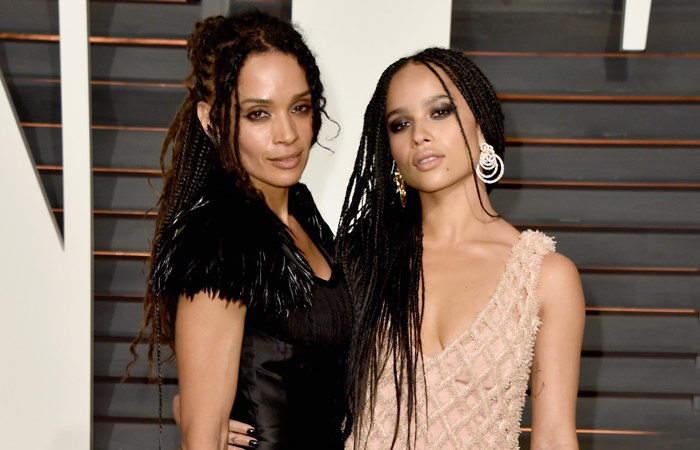 BEVERLY HILLS, CA - FEBRUARY 22: Actresses Lisa Bonet (L) and Zoe Kravitz attend the 2015 Vanity Fair Oscar Party hosted by Graydon Carter at Wallis Annenberg Center for the Performing Arts on February 22, 2015 in Beverly Hills, California. (Photo by Pascal Le Segretain/Getty Images)