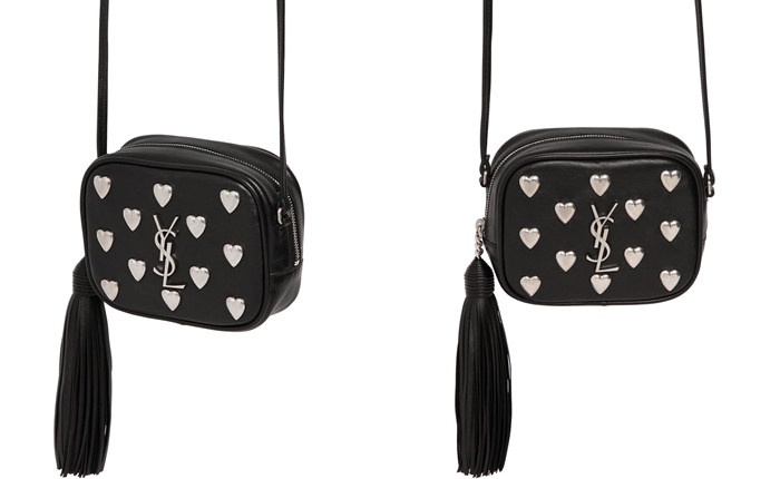 Ysl heart studded bag hot sale