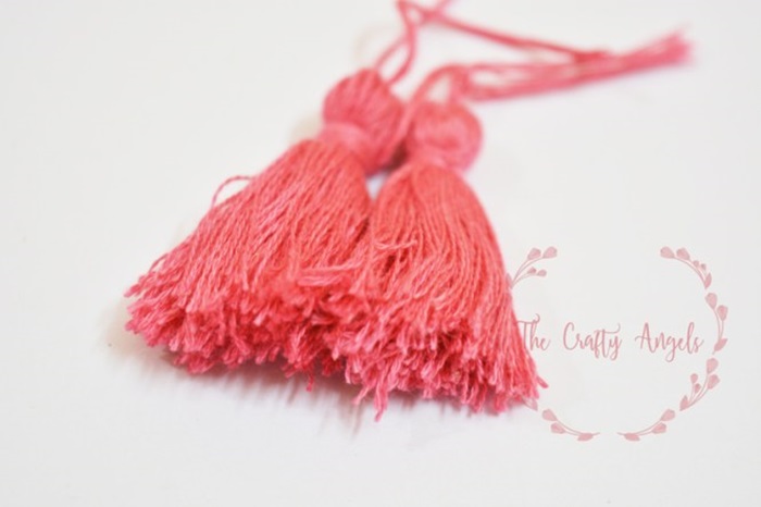 Easy-and-simple-DIY-tassel-earring-tutorial-with-embroidery-threads-10