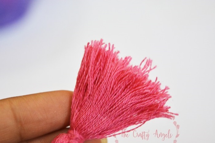 Easy-and-simple-DIY-tassel-earring-tutorial-with-embroidery-threads-18
