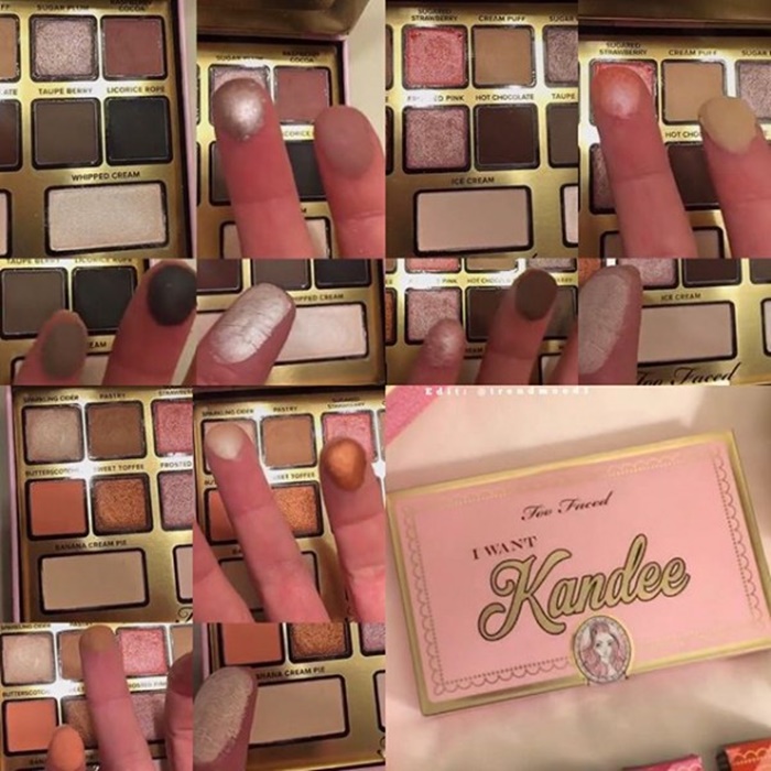 swatces eyeshadow