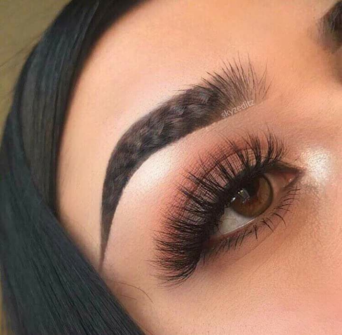 braids brow trend (9)