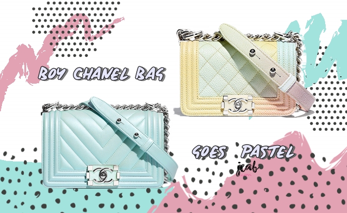 chanel boy pastel