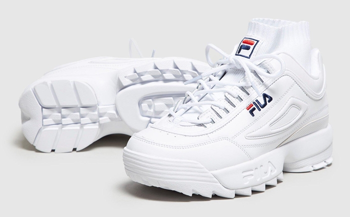 fila-White-Disruptor-Evo-Sockfit-Womens