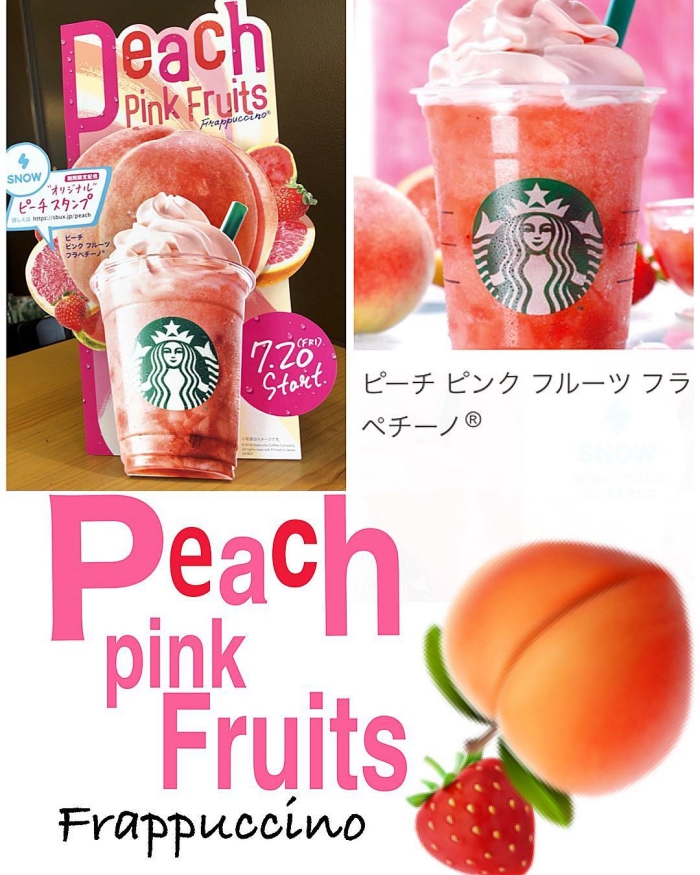 starbucks peach pink fruits frappucino (2)