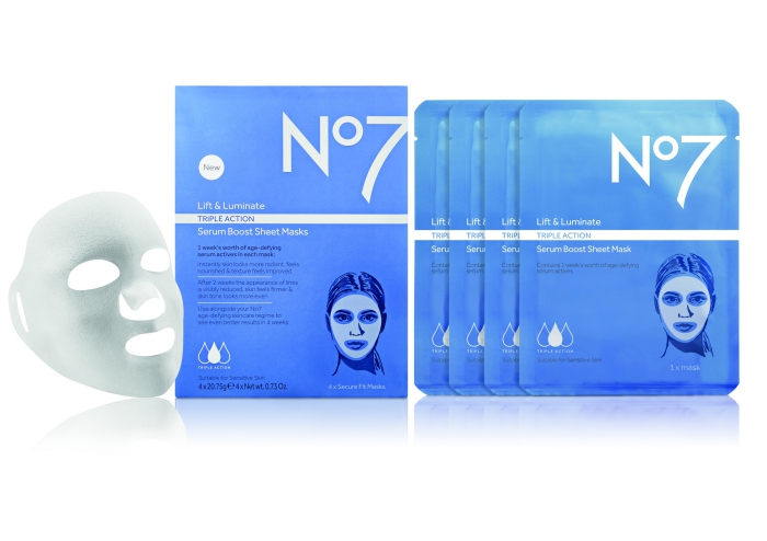 batch_0No7 Lift & Luminate TRIPLE ACTION Serum Boost Mask